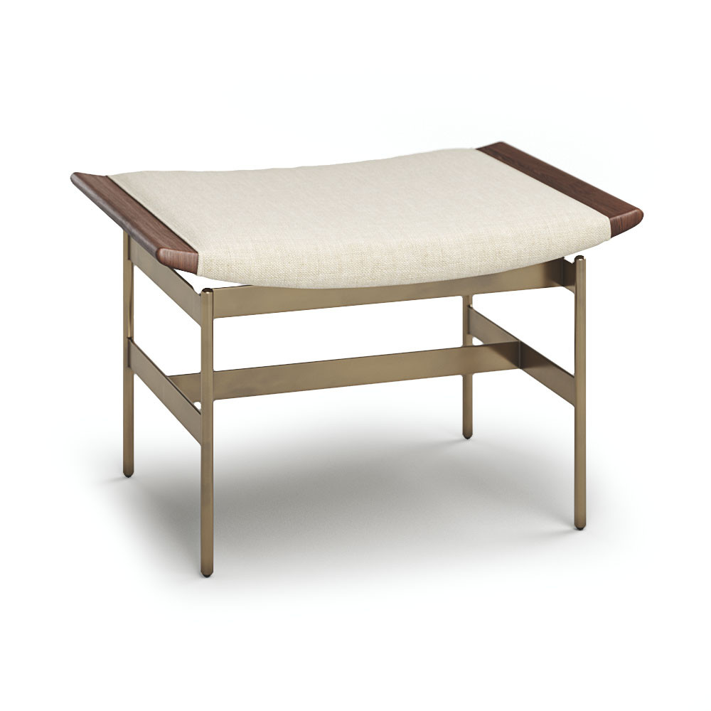 Boston Ottoman With Wings