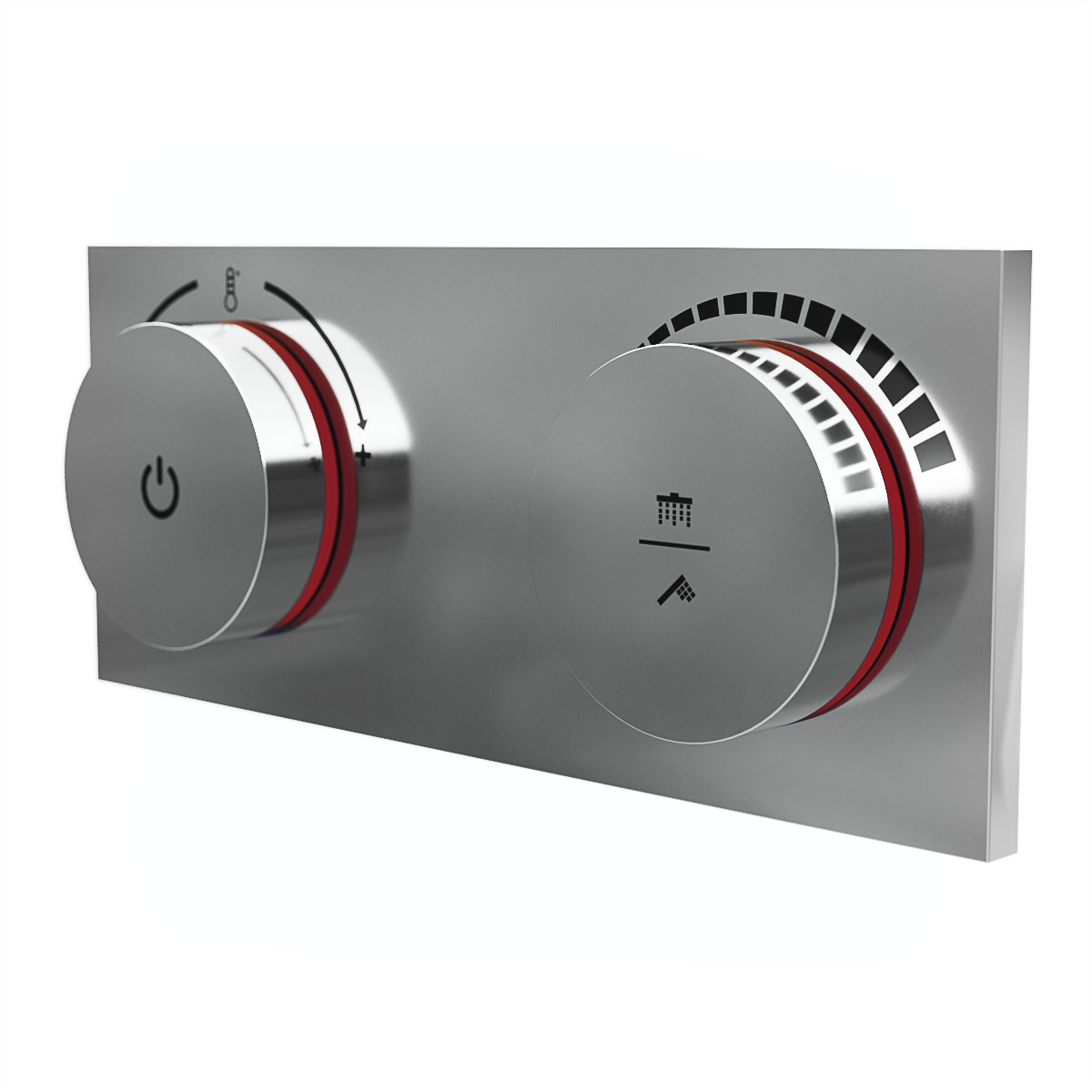 Icon-X U7K-6772DB Trim For Electronic Wall-Mounted Shower Control